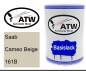 Preview: Saab, Cameo Beige, 161B: 500ml Lackdose, von ATW Autoteile West.